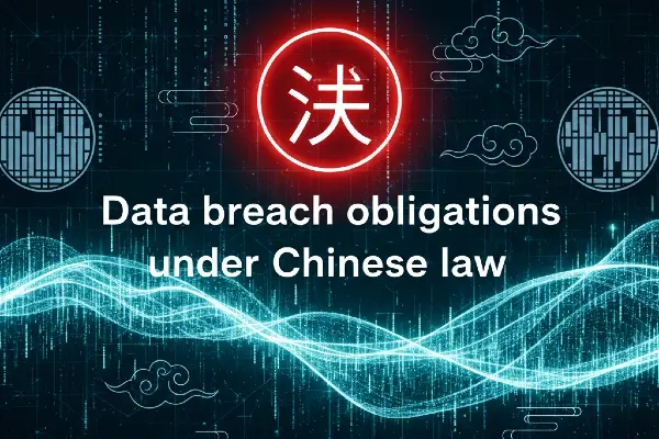 Data Breach Obligations Under Chinese Law
